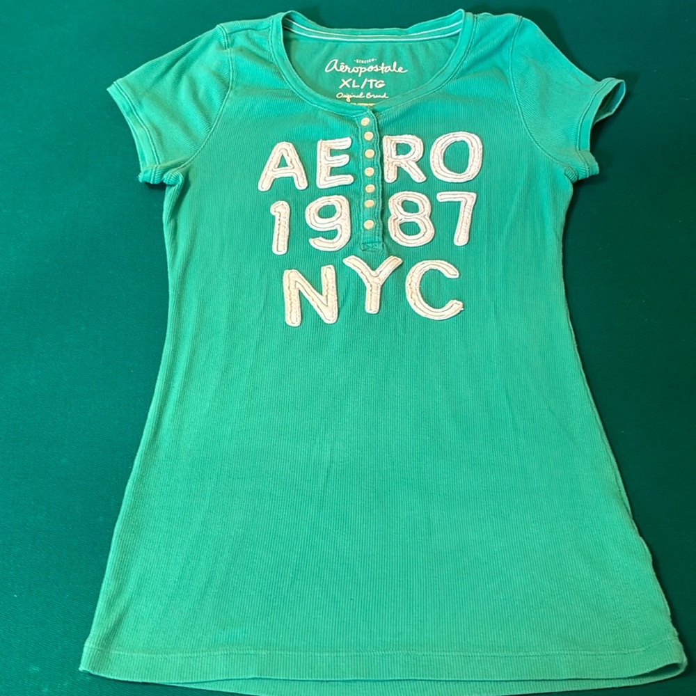 Green Aeropostale Youth XL
